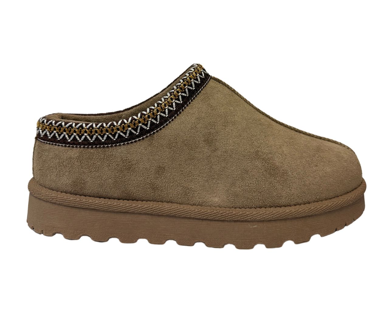 Women's Faux Suede Aztec Flat Sole Shoes