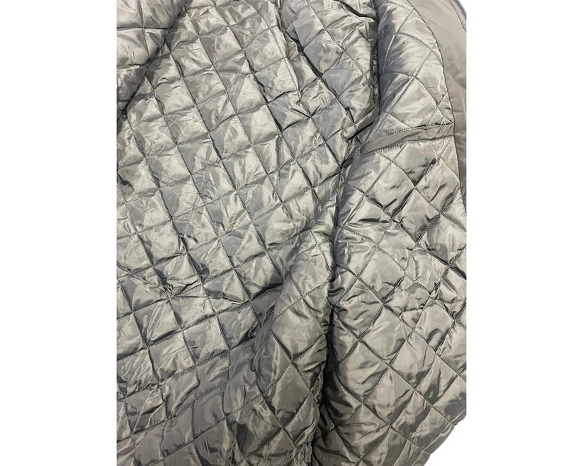 Full Zip Hooded Padded Long Parka Jacket