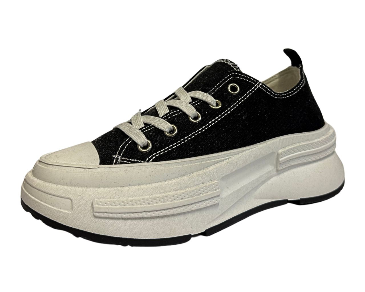 Women's Canvas Classic Lace Up Sports Leisure Trainers