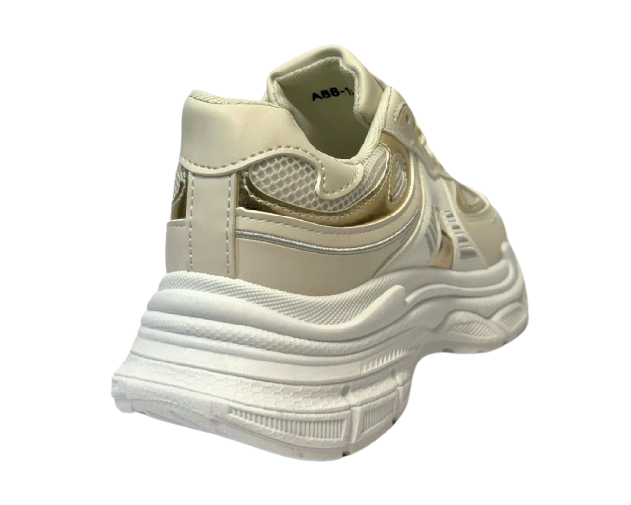 Women's Chunky Sole Lace Up Sports Trainers