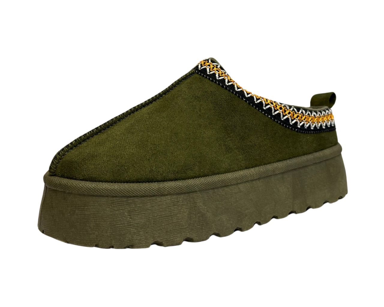 Women's Faux Fur Lined Aztec Platform Shoes