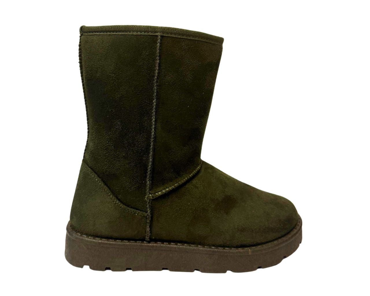 Women's Faux Suede Fur Platform Ankle Boots