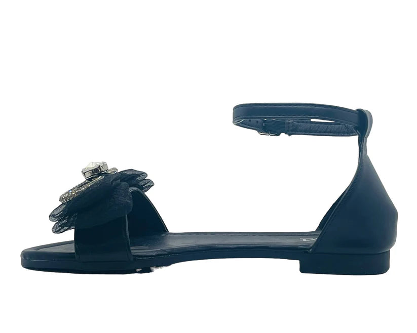 Women's Smart Flat Jewelled Comfy Sliders