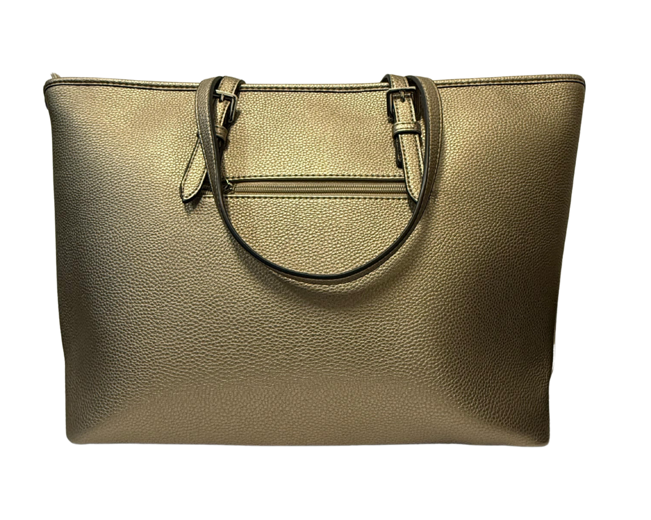 Women's Faux leather Shoulder bag with pompom and scarf