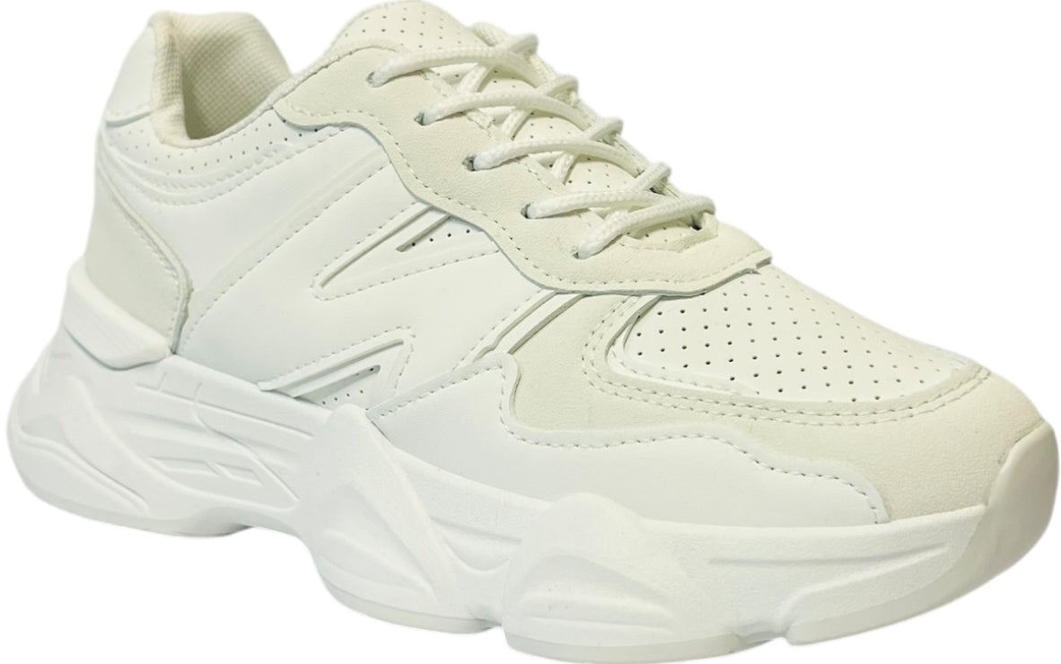 Women's Casual Chunky Sole Lace Up Trainers Size3-8