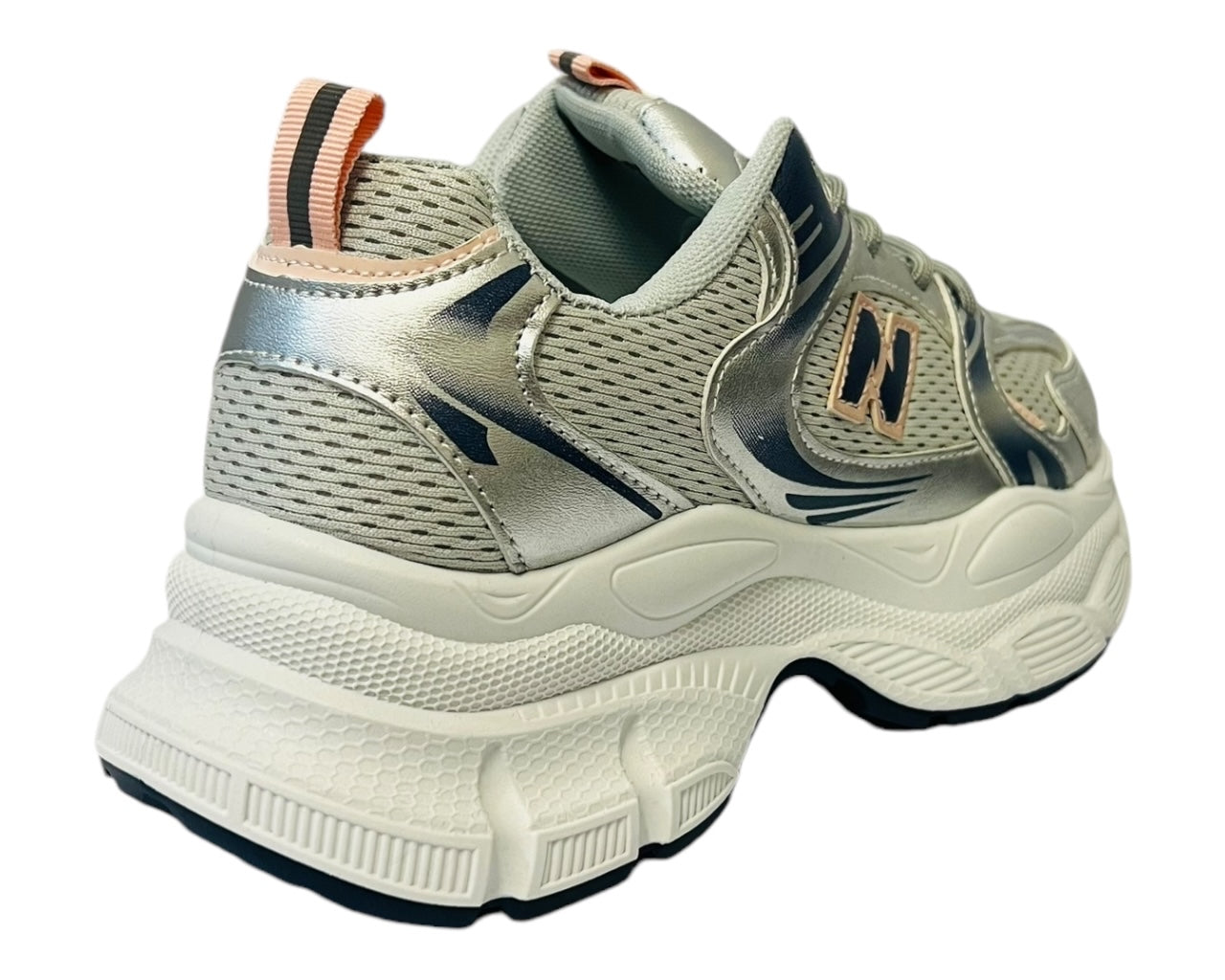 Women's Chunky Sole Lace Up Mesh Trainers SW002