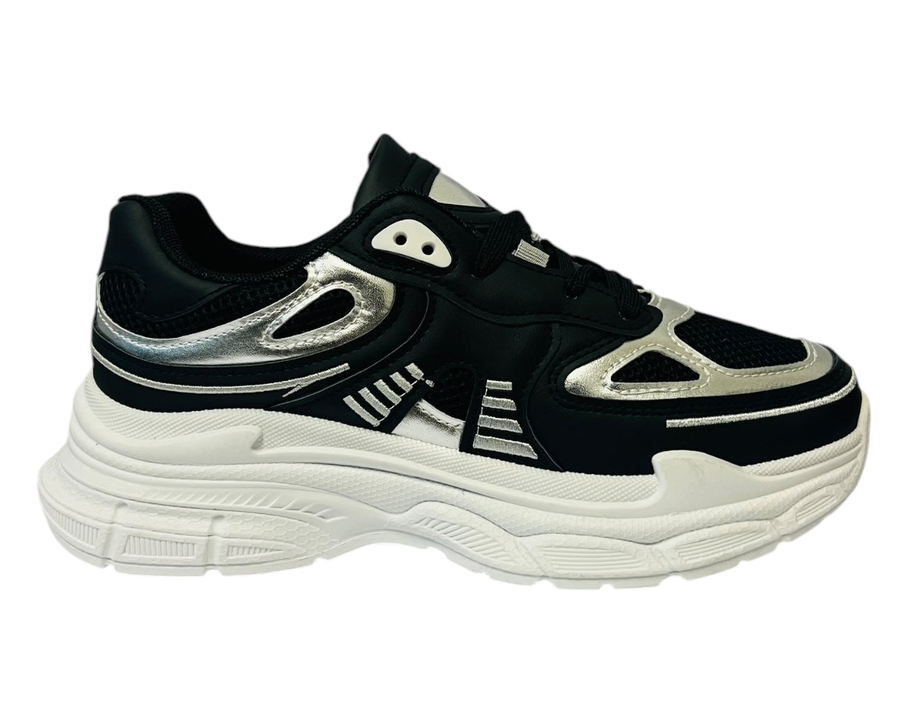 Women's Casual Chunky Sole Lace Up Trainers
