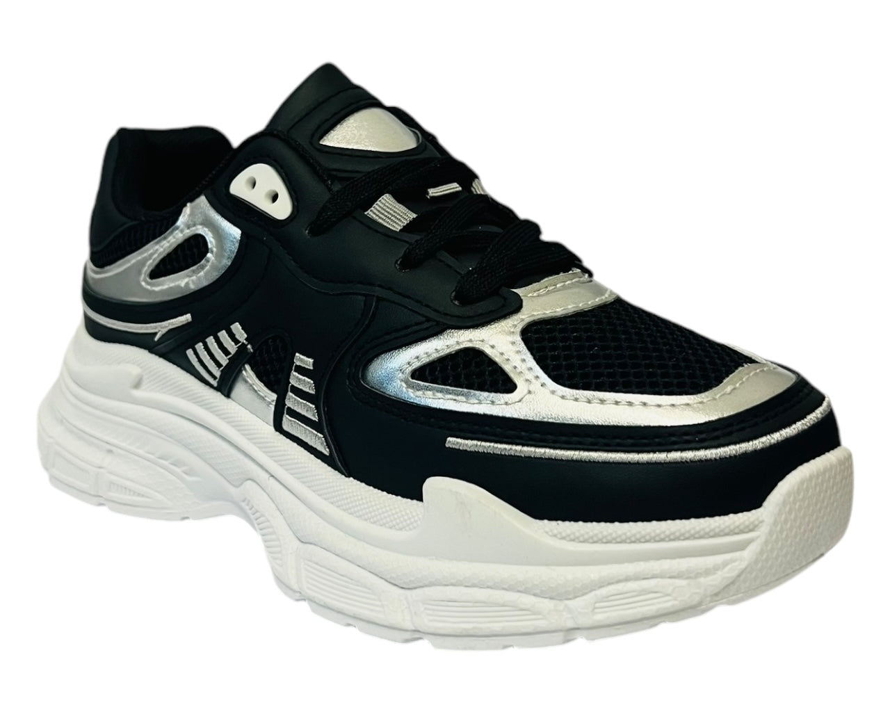Women's Casual Chunky Sole Lace Up Trainers