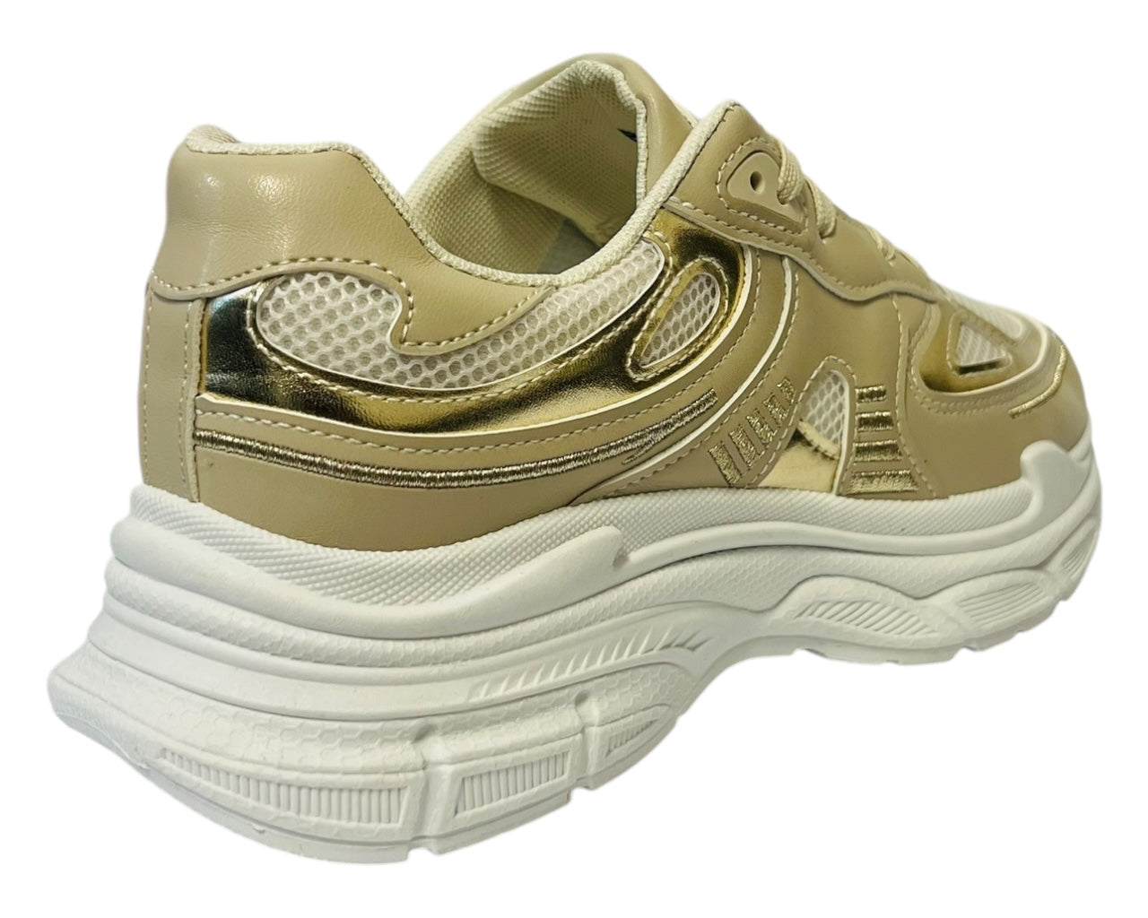 Women's Casual Chunky Sole Lace Up Trainers