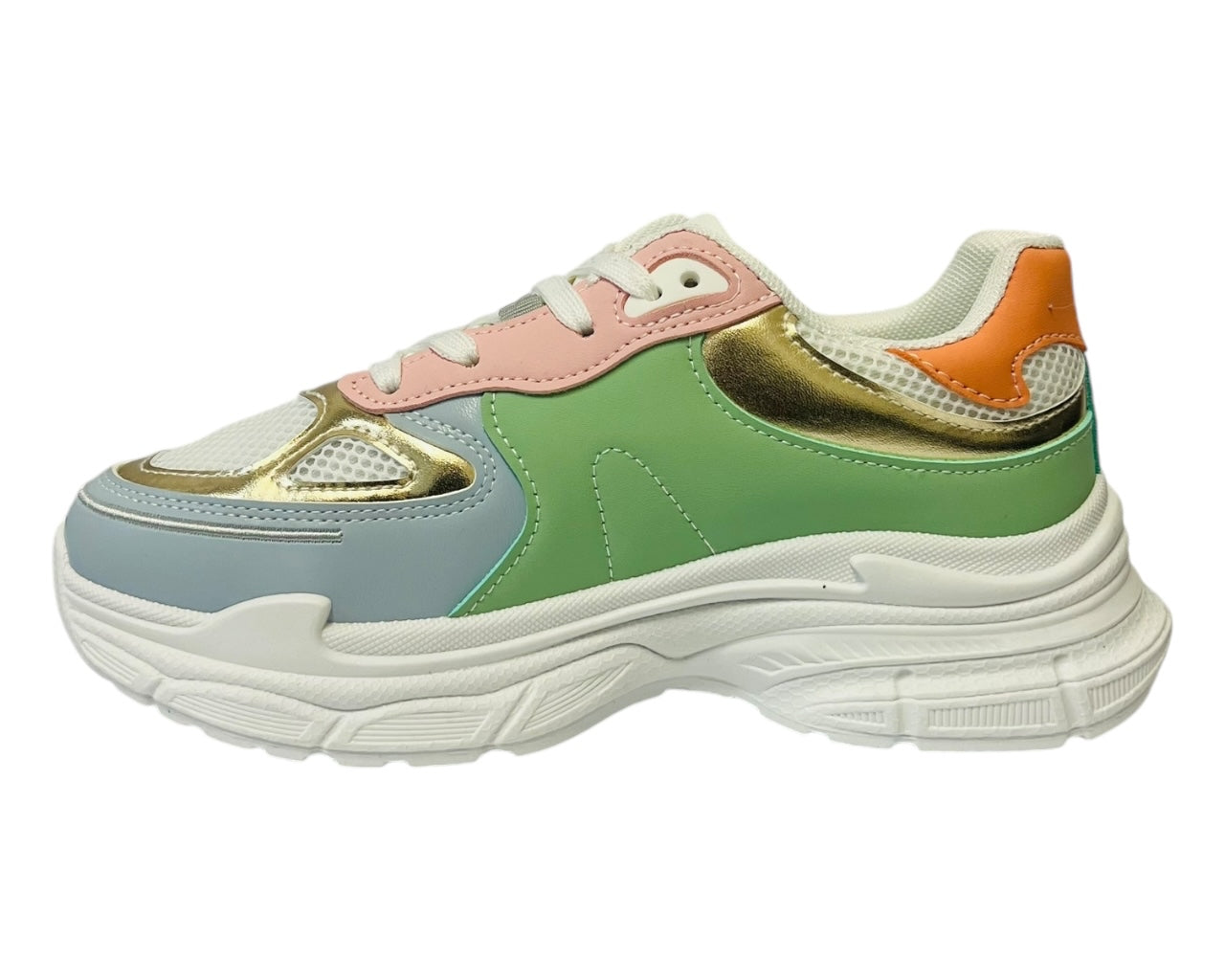 Women's Casual Chunky Sole Lace Up Trainers