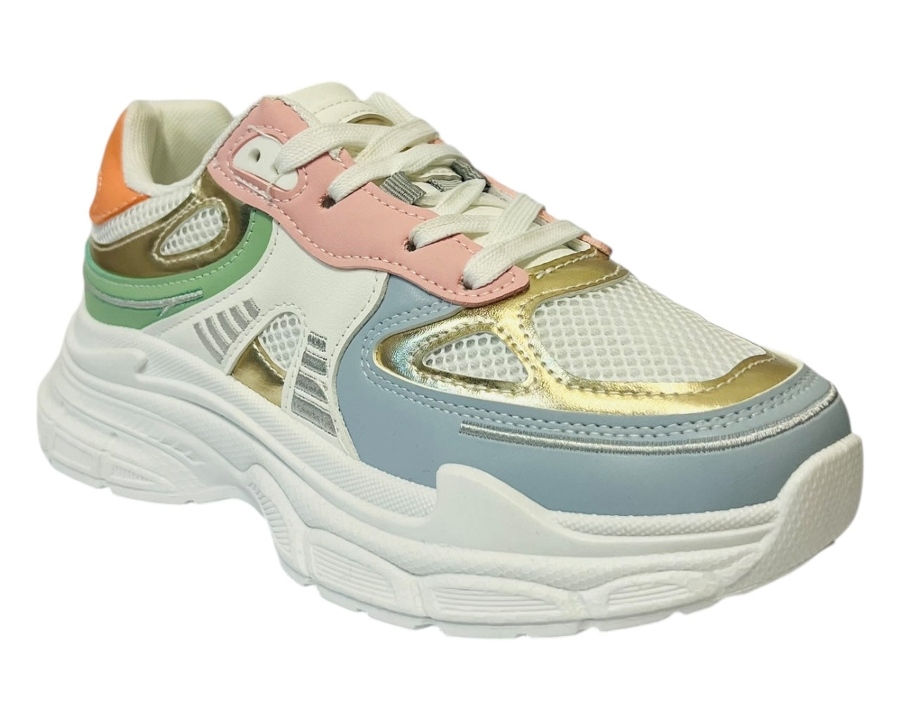 Women's Casual Chunky Sole Lace Up Trainers