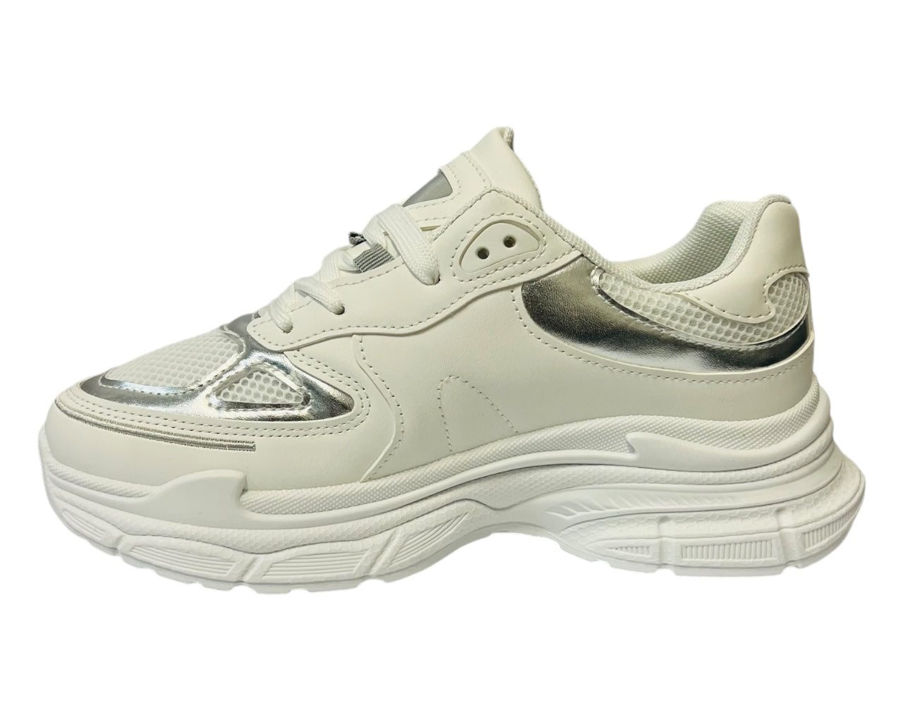 Women's Casual Chunky Sole Lace Up Trainers