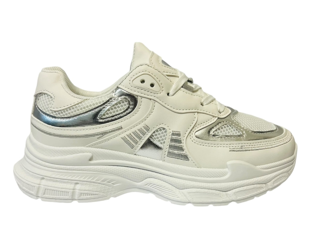 Women's Casual Chunky Sole Lace Up Trainers