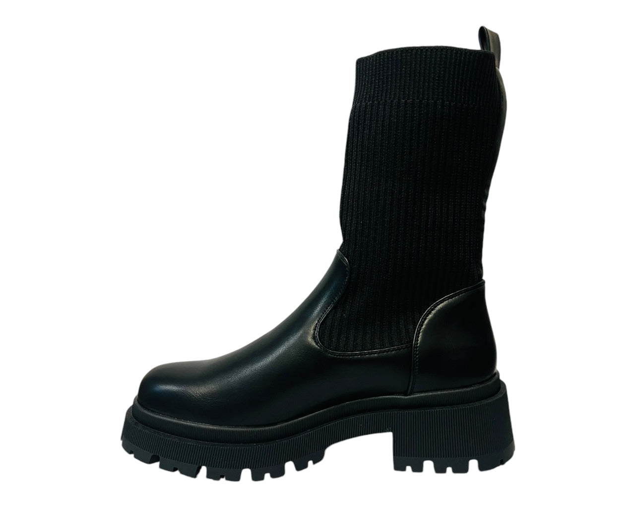 Women's BM69 Stretch Ankel Boots Black