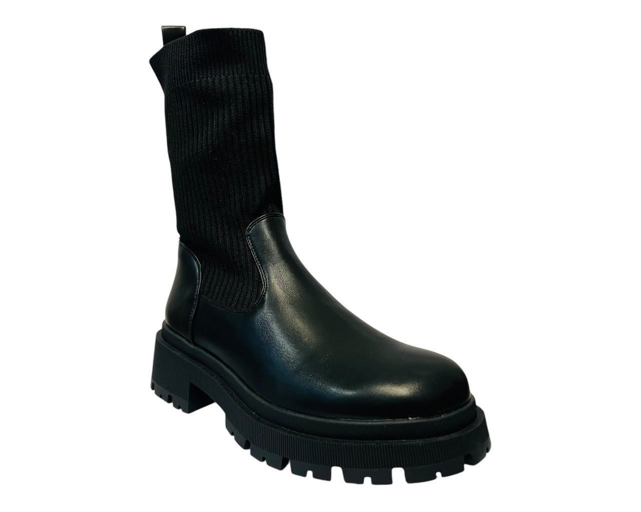 Women's BM69 Stretch Ankel Boots Black