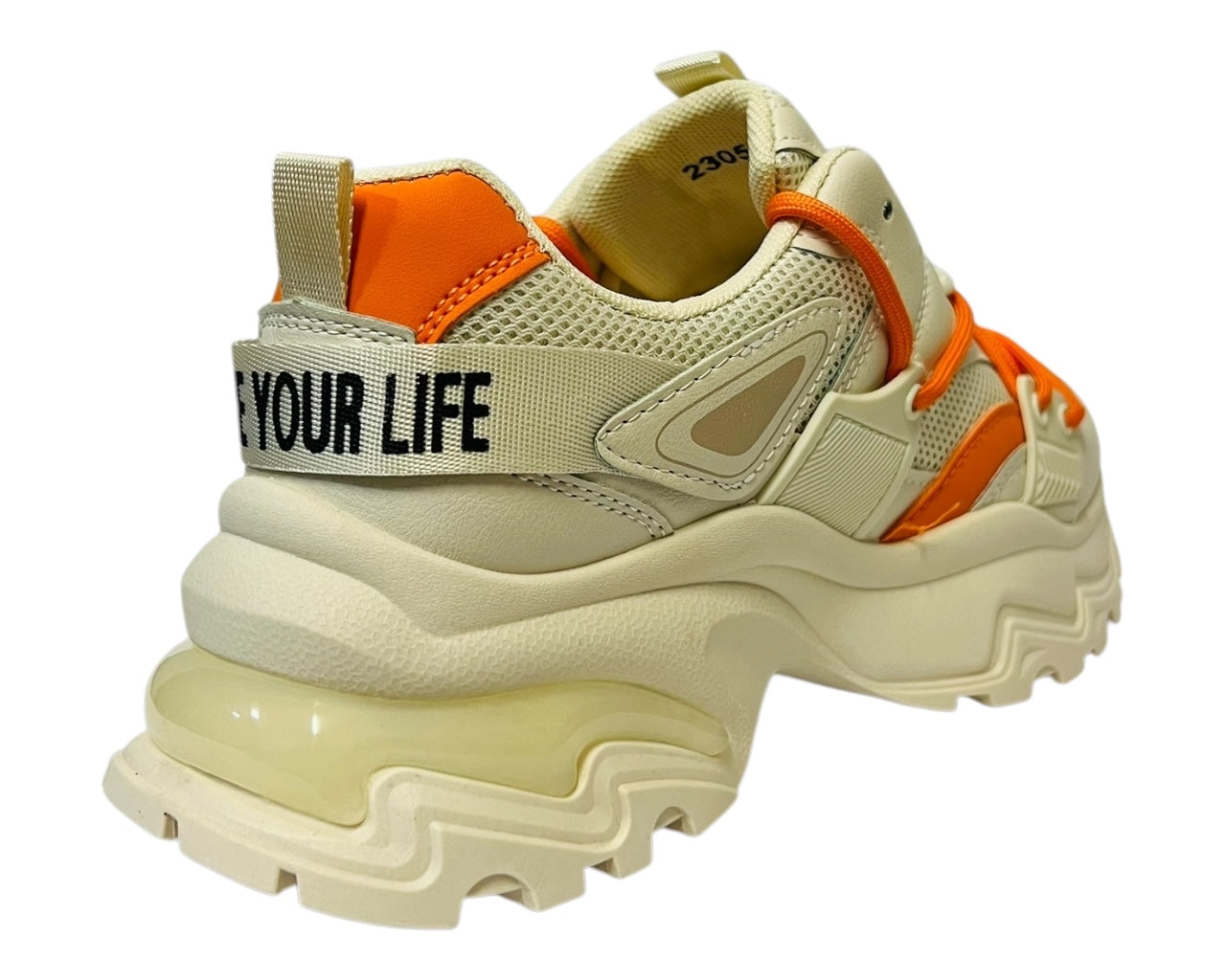 Women's Chunky Sole Lace Up Casual Trainers