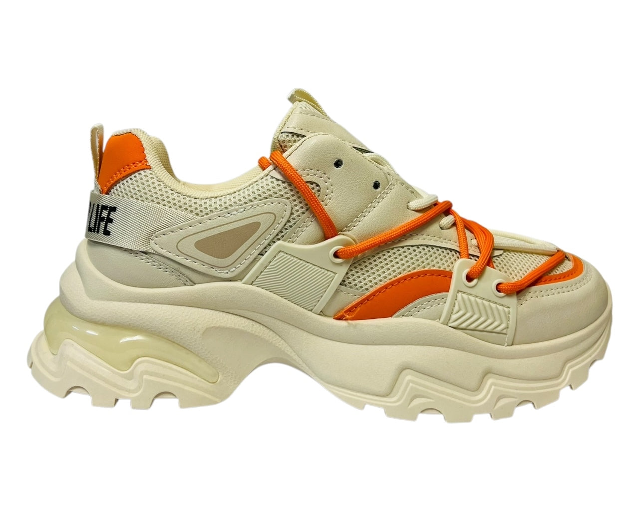 Women's Chunky Sole Lace Up Casual Trainers