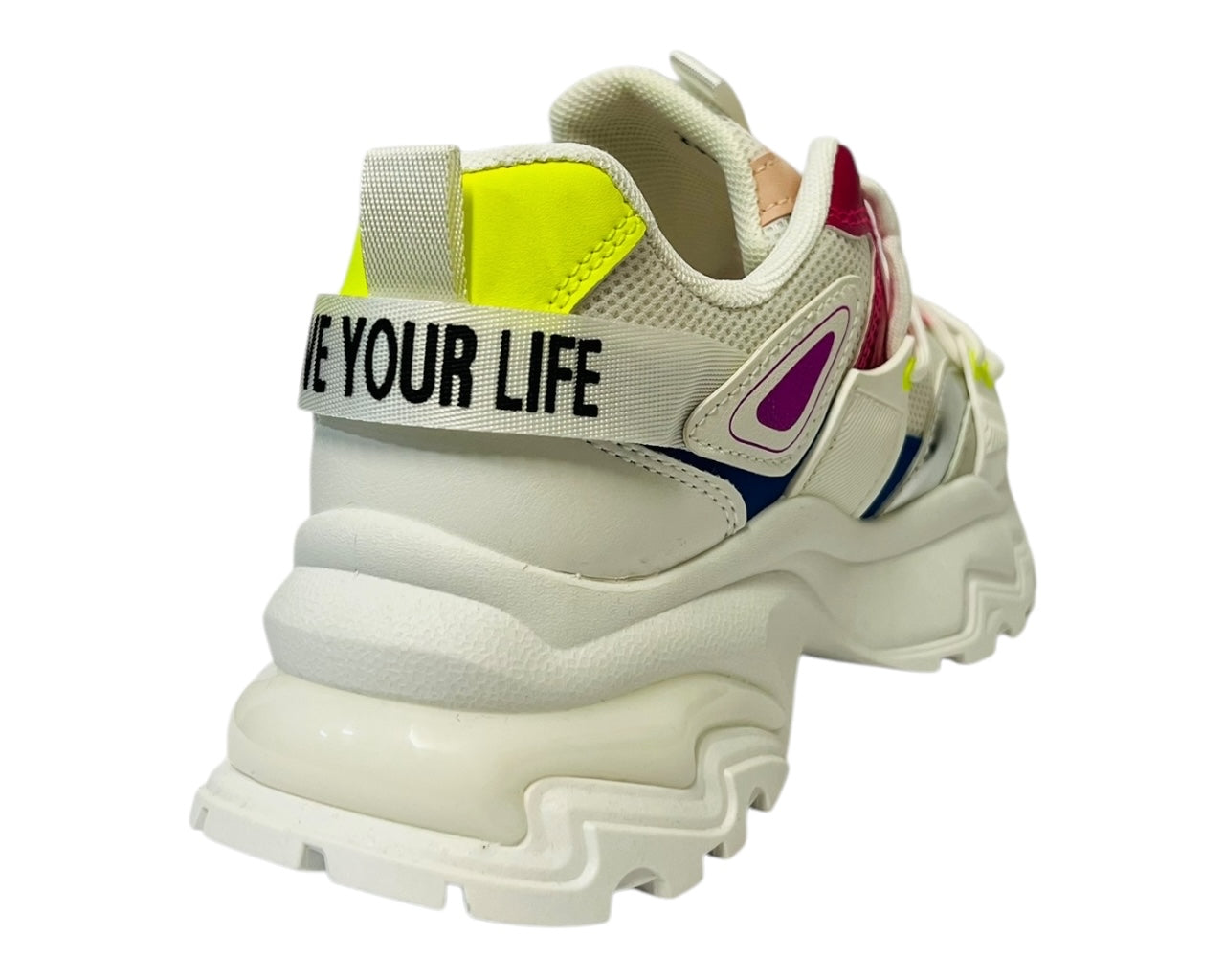 Women's Chunky Sole Lace Up Casual Trainers