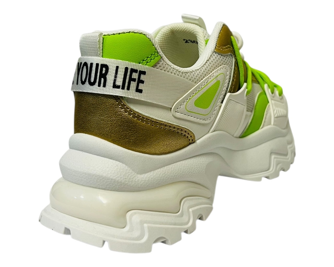 Women's Chunky Sole Lace Up Casual Trainers