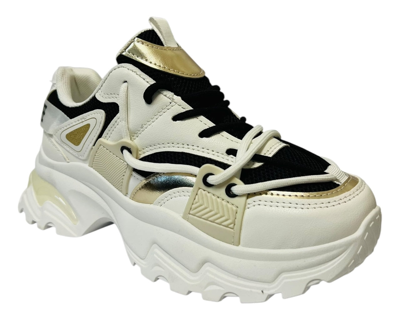 Women's Chunky Sole Lace Up Casual Trainers