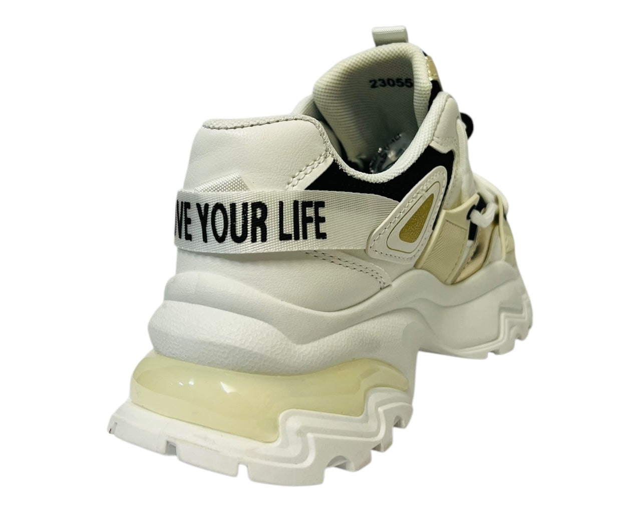 Women's Chunky Sole Lace Up Casual Trainers