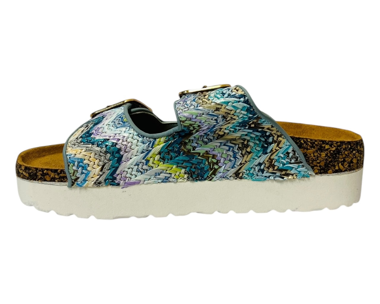 Buckle Strap Flatform Sandals