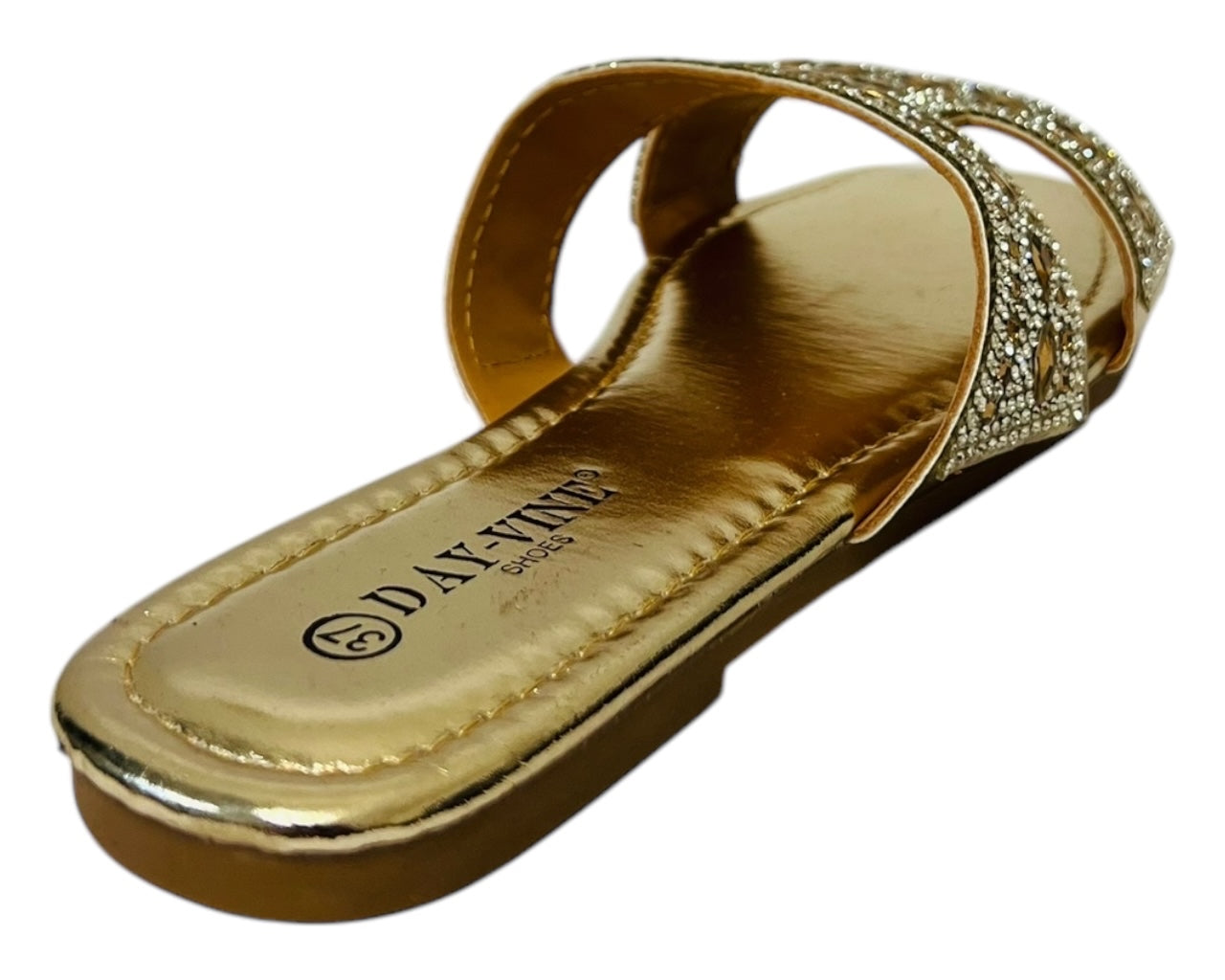 Women's Lightweight Smart Faux Leather Flat Slider