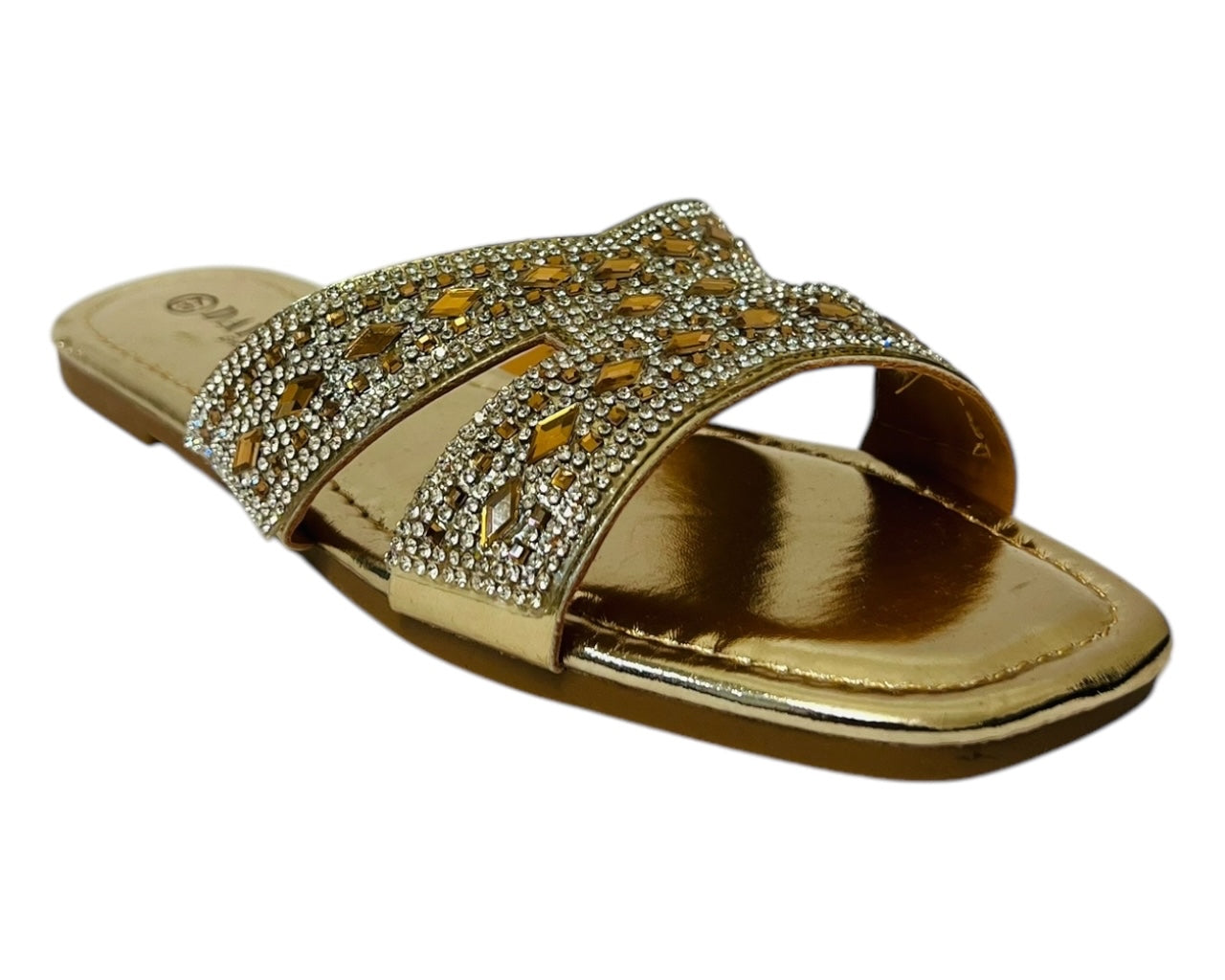 Women's Lightweight Smart Faux Leather Flat Slider