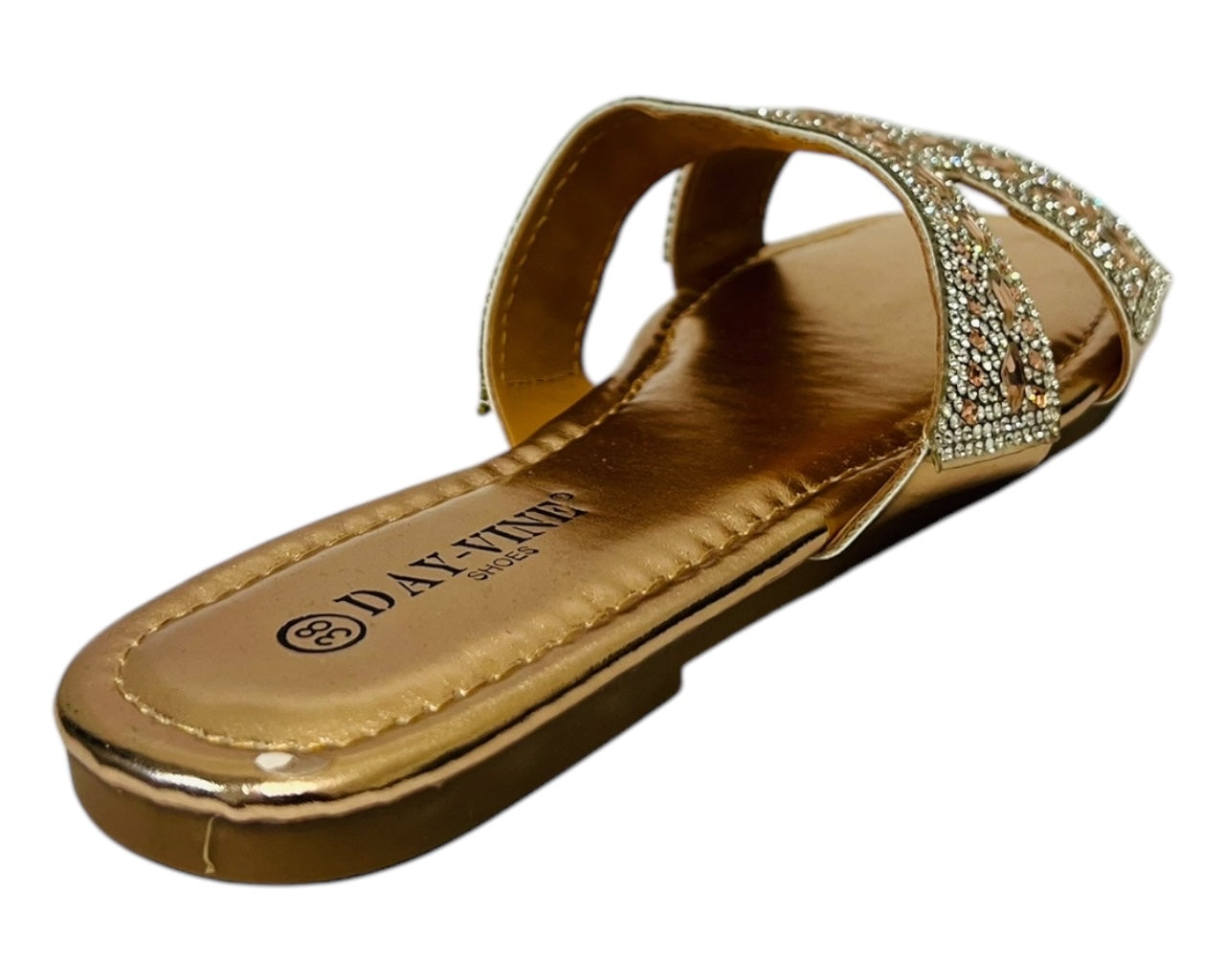 Women's Lightweight Smart Faux Leather Flat Slider