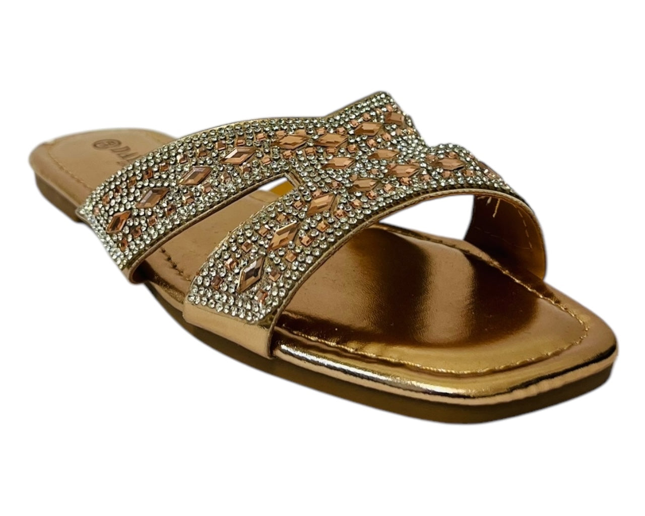Women's Lightweight Smart Faux Leather Flat Slider