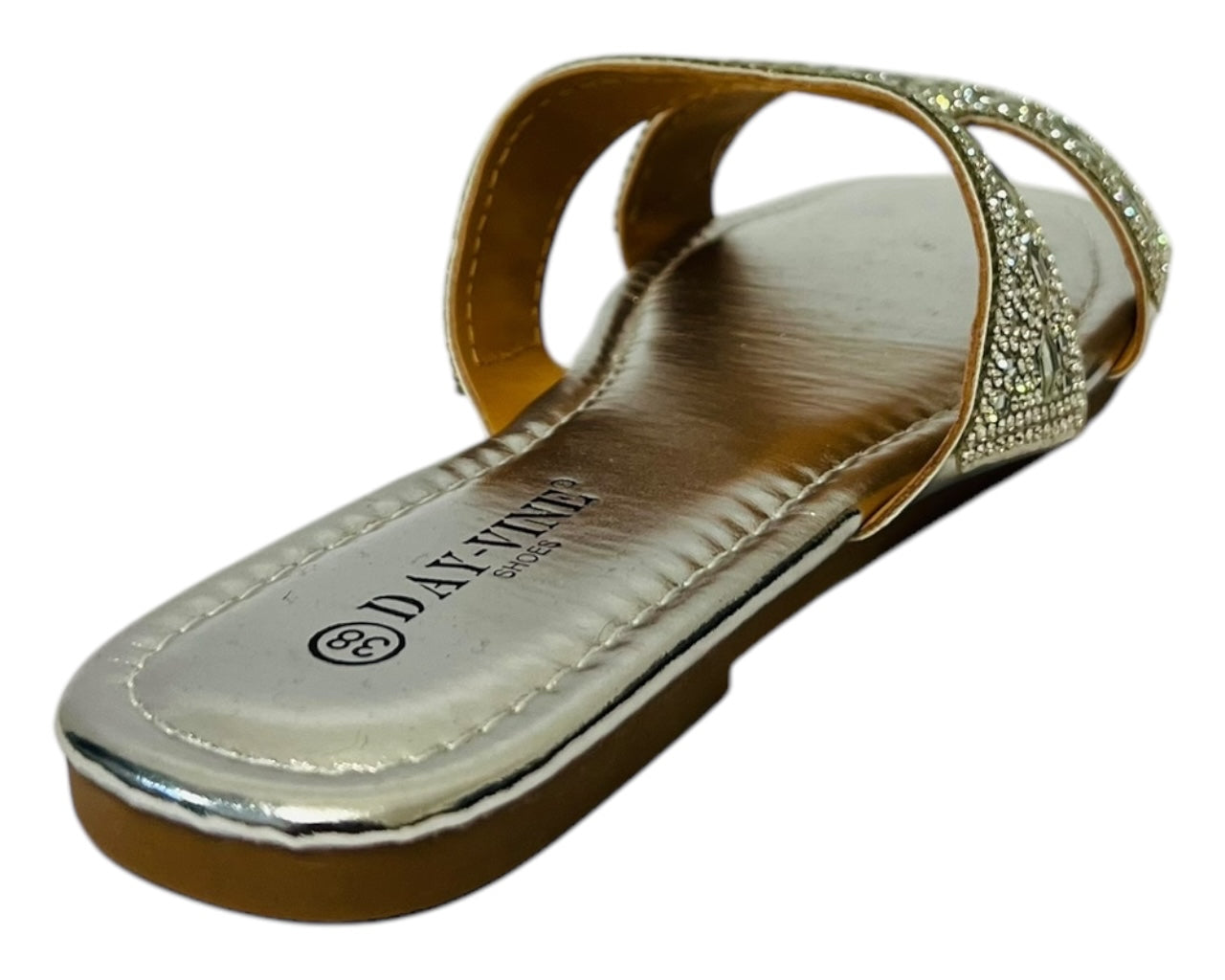 Women's Lightweight Smart Faux Leather Flat Slider