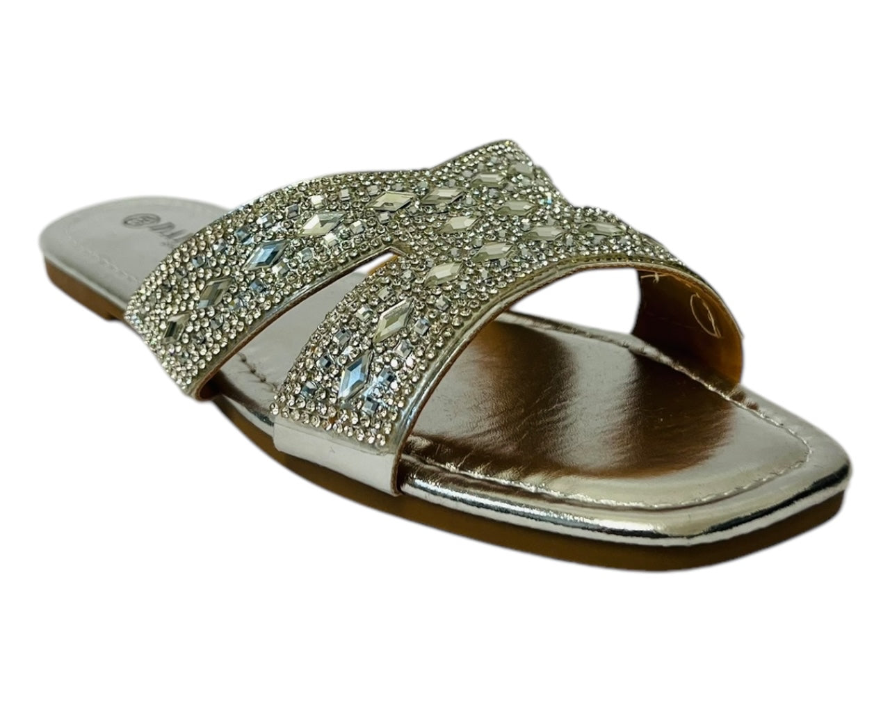 Women's Lightweight Smart Faux Leather Flat Slider