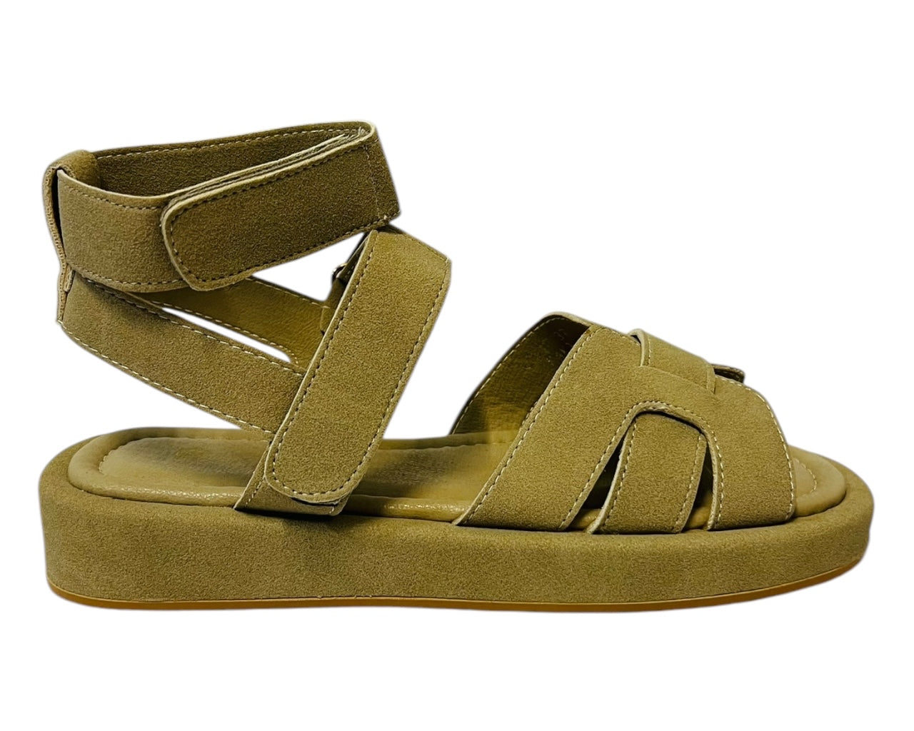 Women's Flat Sole Padded Strappy Sandals