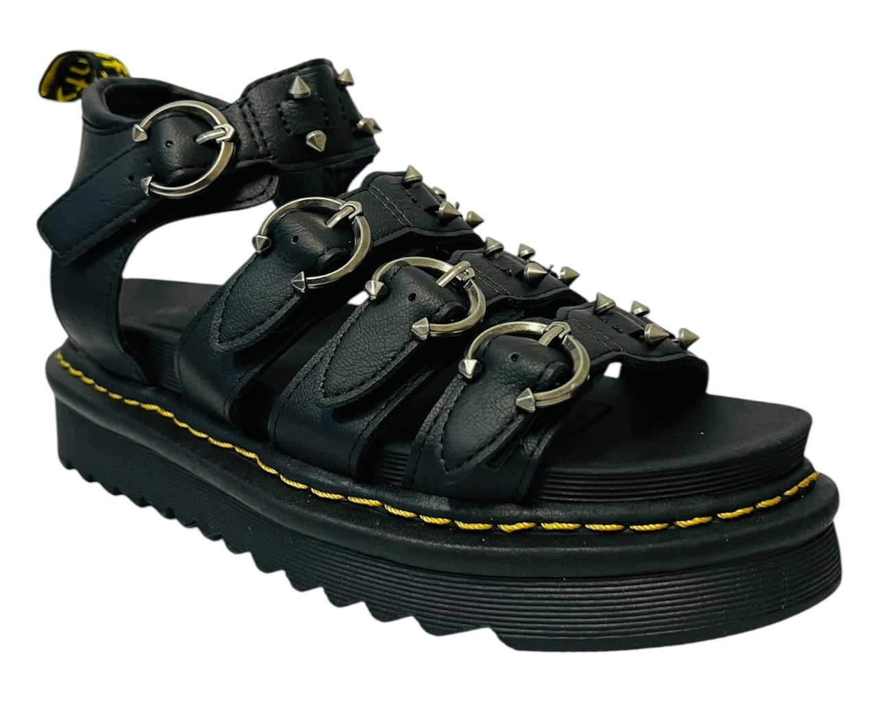 Women's Ankle Strap Hardware Pierced Sandals