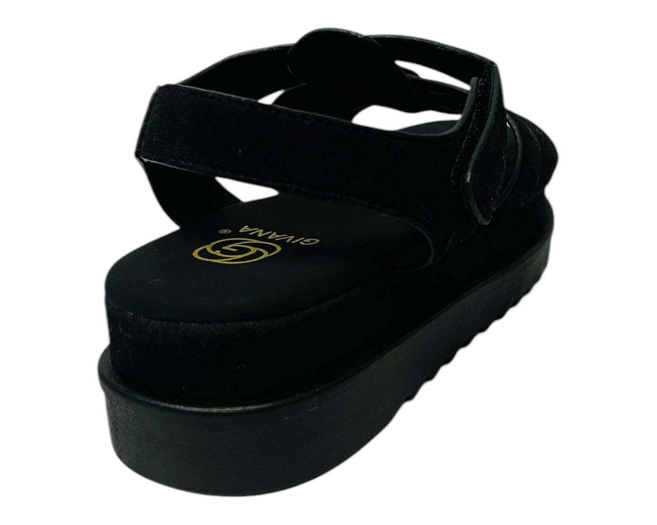 Women's Faux Leather Chunky Sole Gladiator Fashionable Sandals