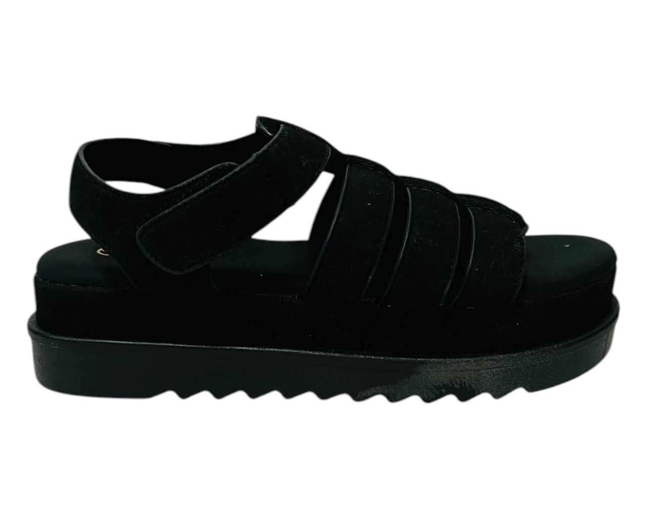 Women's Faux Leather Chunky Sole Gladiator Fashionable Sandals