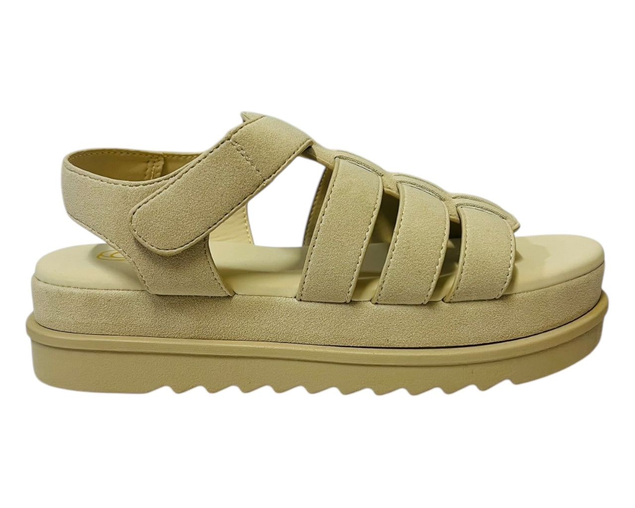 Women's Faux Leather Chunky Sole Gladiator Fashionable Sandals