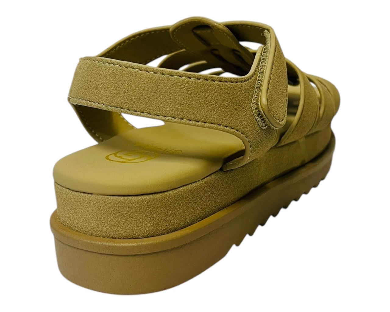 Women's Faux Leather Chunky Sole Gladiator Fashionable Sandals