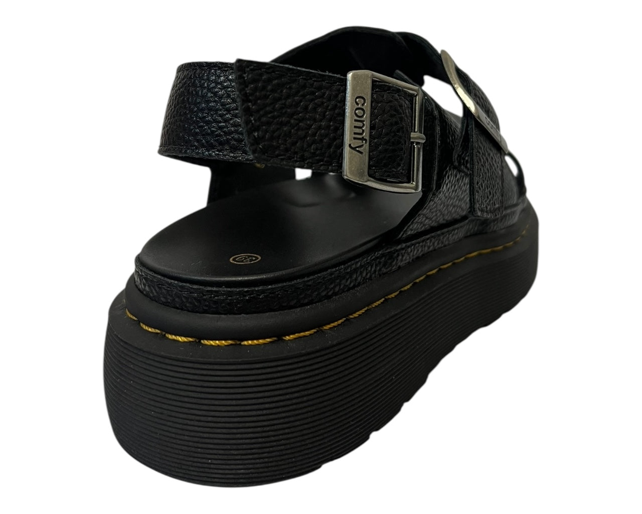Women's Ankle Strap Platform Gladiator Sandals Black