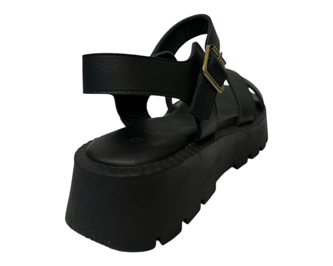 Women's Ankle Strap Gladiator Sandals Black