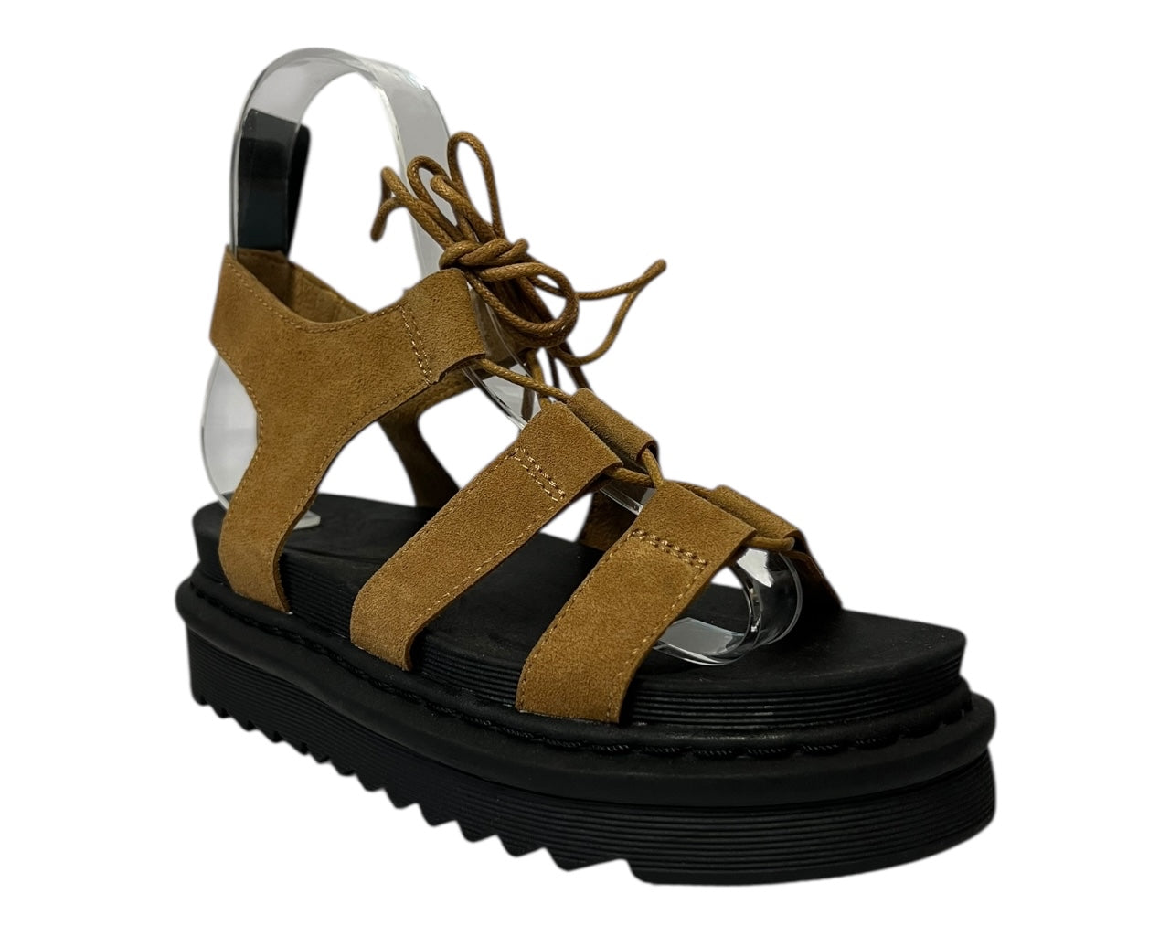 Women's String Strap Front To Back Platform Gladiator Sandals