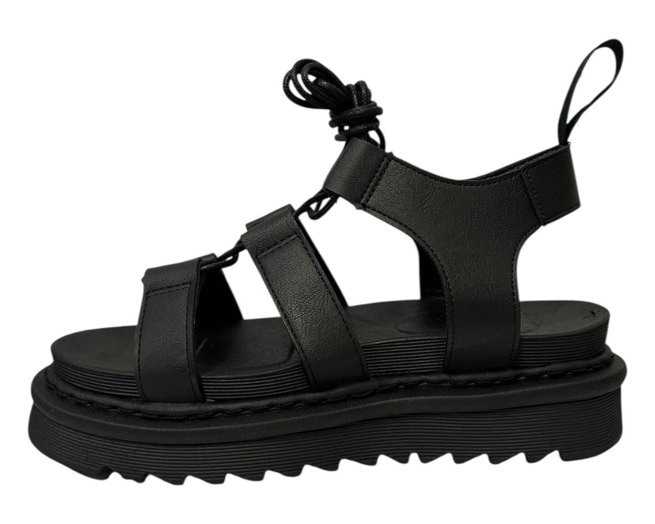 Women's String Strap Front To Back Platform Gladiator Sandals