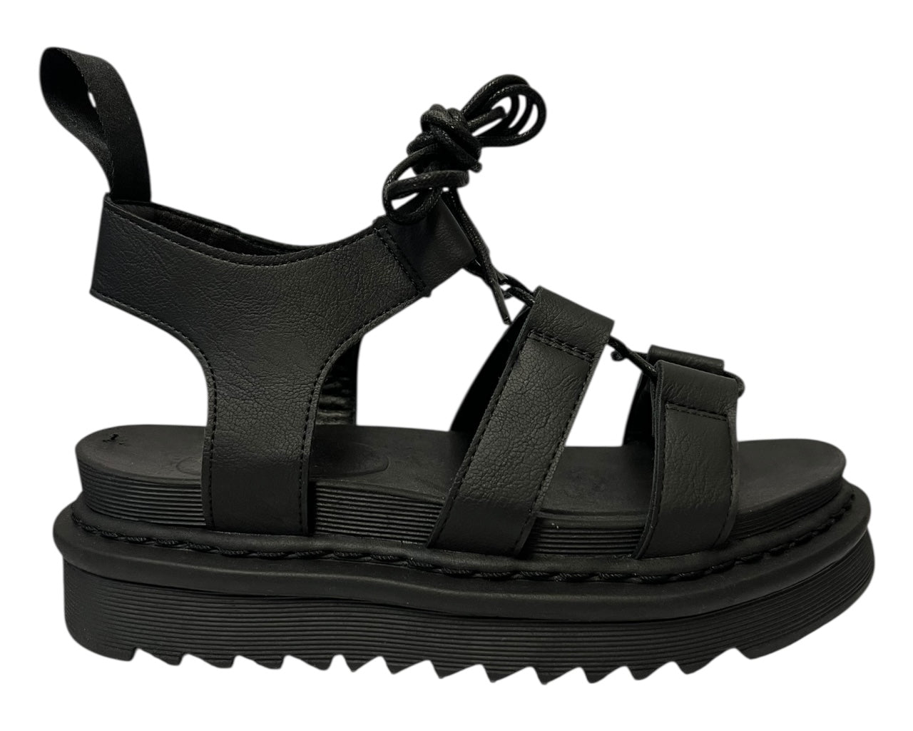 Women's String Strap Front To Back Platform Gladiator Sandals