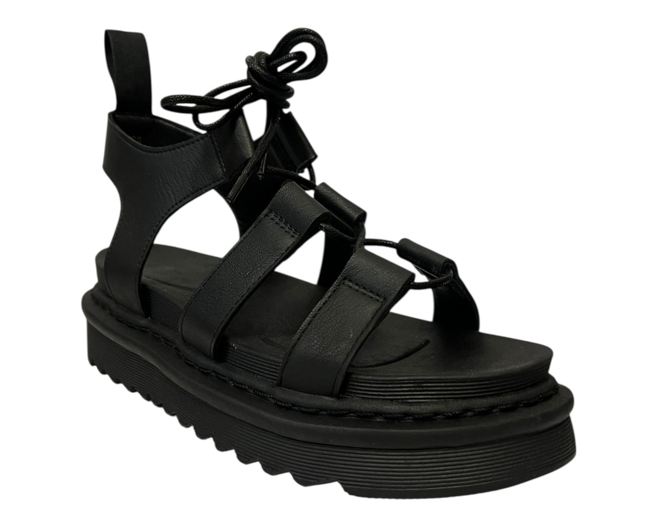 Women's String Strap Front To Back Platform Gladiator Sandals