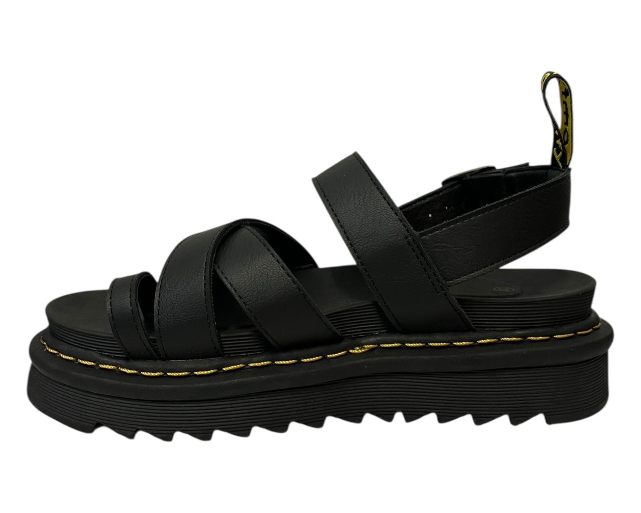 Women's Ankle Strap Platform Gladiator Sandals Black