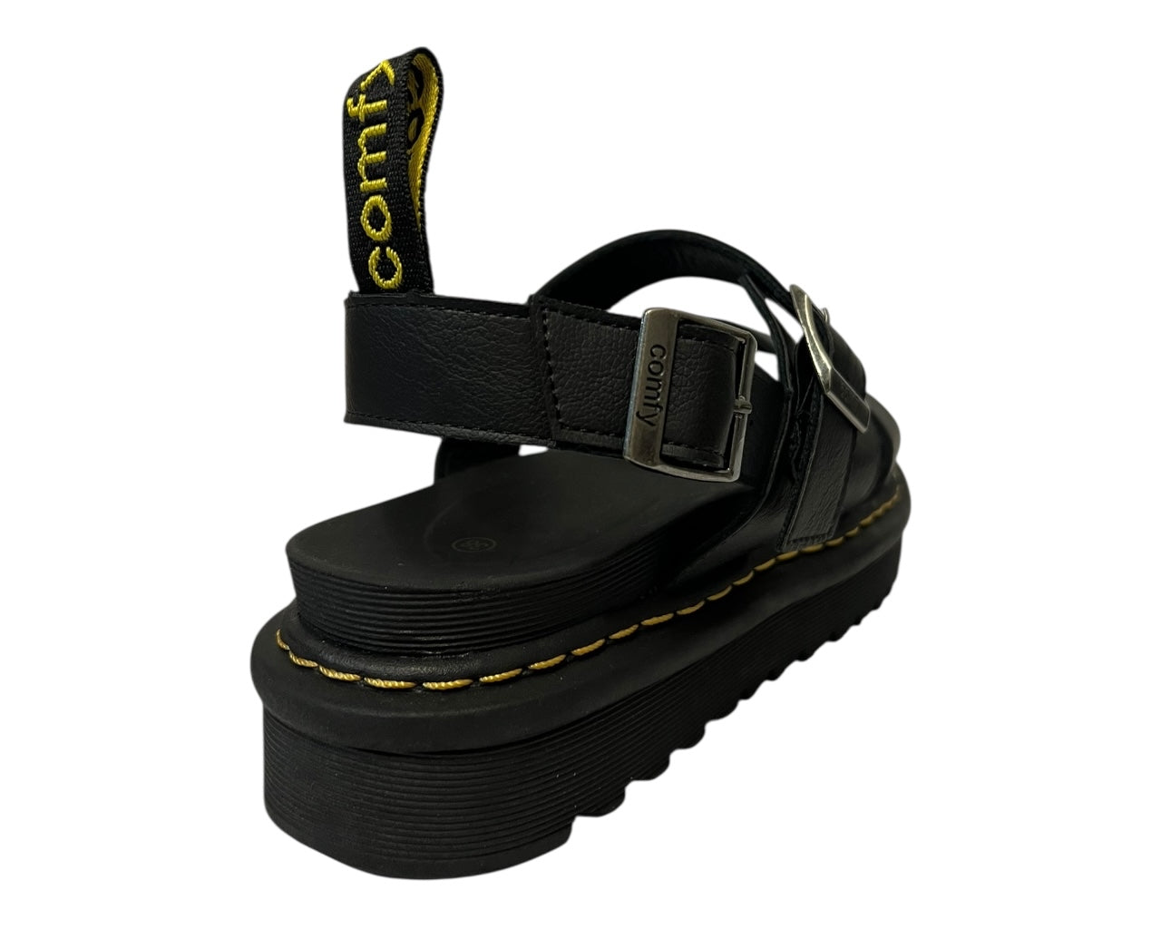 Women's Ankle Strap Platform Gladiator Sandals Black