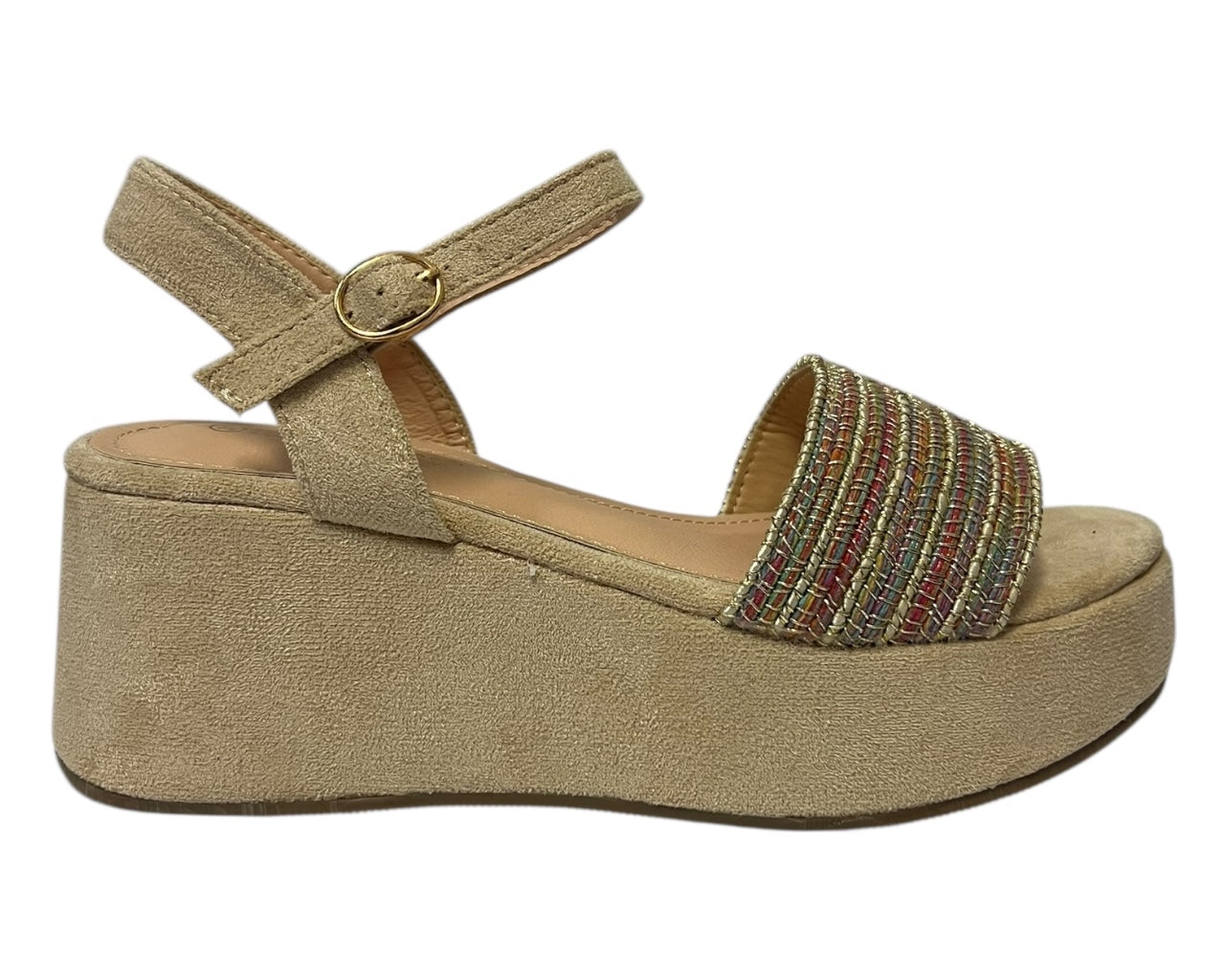 Women's Ankle Strap Platform Wedge Padded Sandals