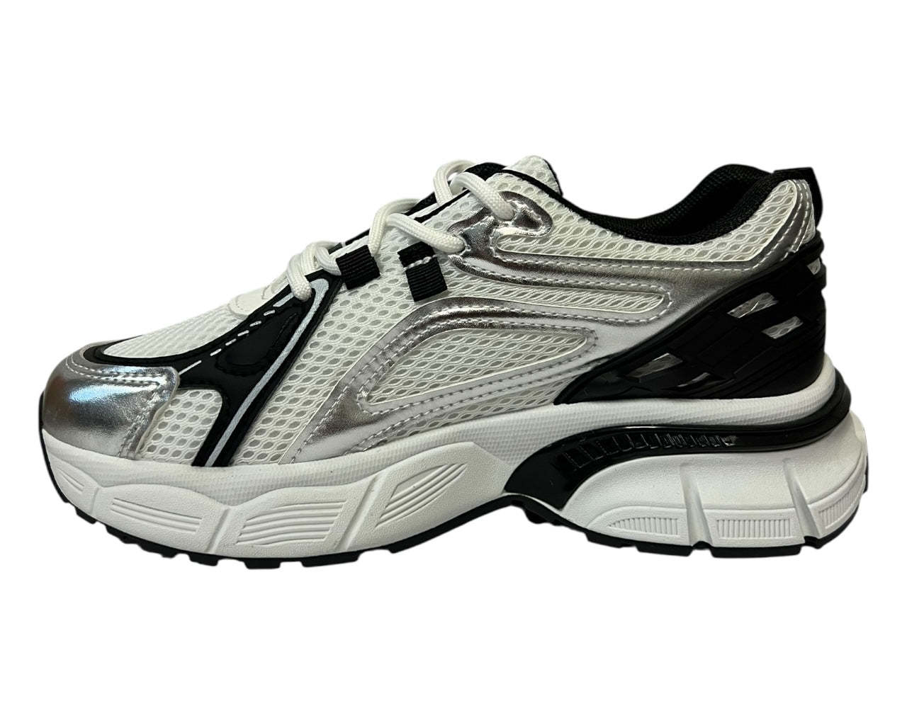 Chunky Sole Lace Up Sports Trainers
