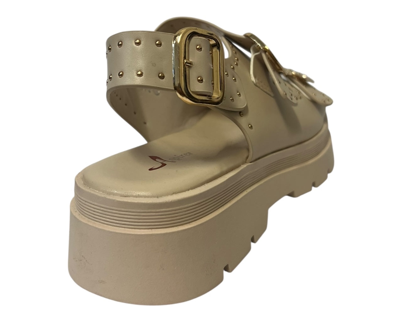 Women's Faux Leather Chunky Sole Sandals