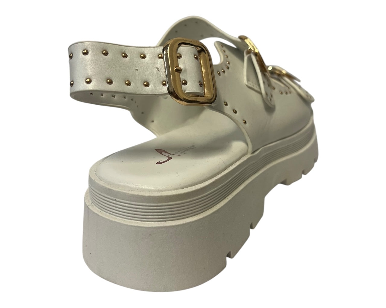 Women's Faux Leather Chunky Sole Sandals